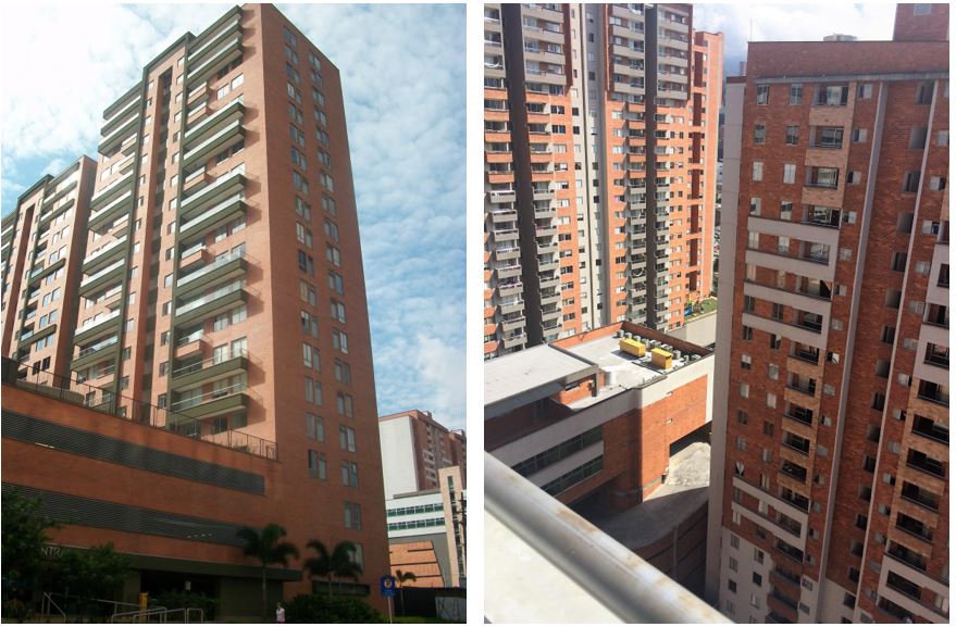 A view of a tall building Description automatically generated