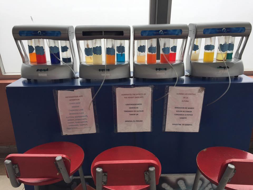 Image result for fruit flavored oxygen at teleferico