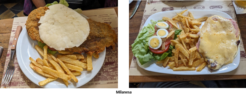 A collage of food on a plate Description automatically generated