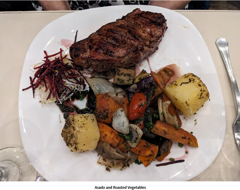 A plate of food on a table Description automatically generated