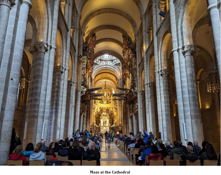 A group of people in a church Description automatically generated